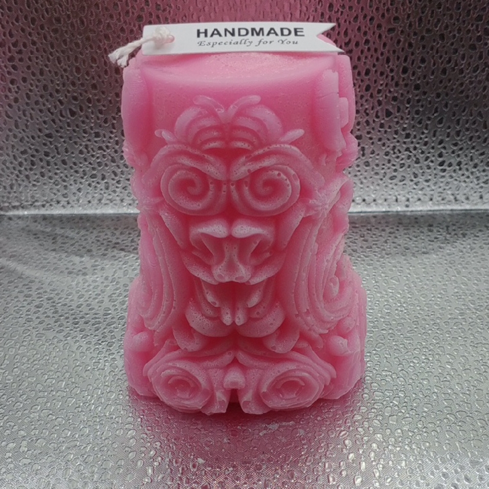 BaRich Candle For Life 💕 Artisan Pink Decorative Candle